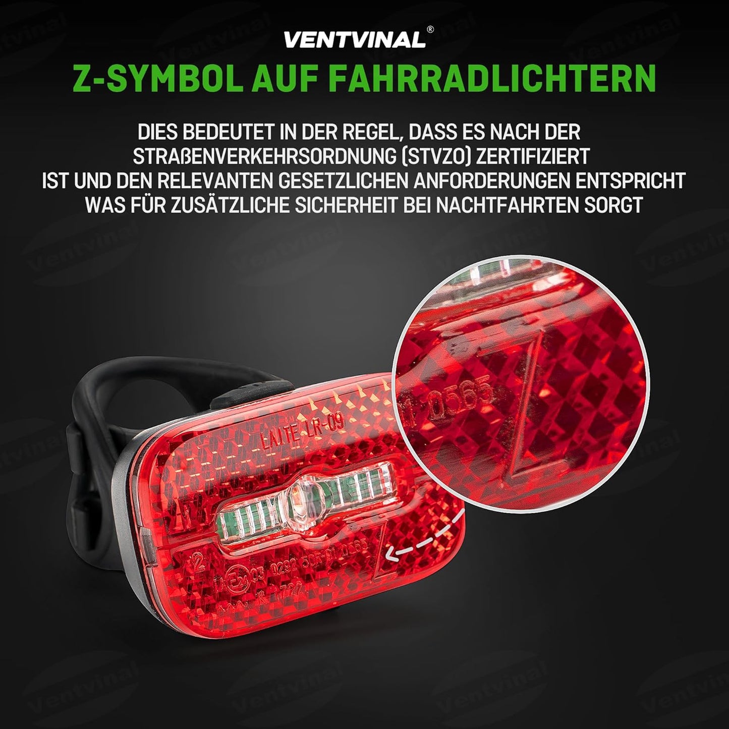 Ventvinal Fahrrad Lichter Led Set,LED Fahrradlicht Vorne 100 LUX und Rücklicht Fahrrad(mit integriertem Reflektor),Stvzo Zugelassen,Batterie Aufforderung Schwach,USB Aufladbar,Wasserdicht
